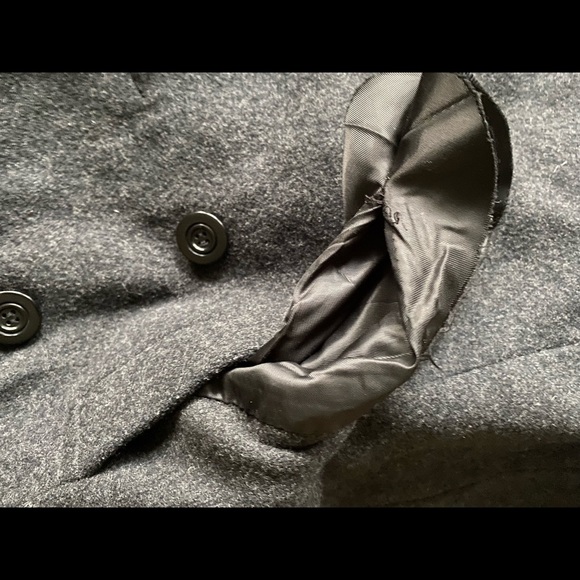 Stephanie Mathews pea coat jacket size Medium - - Picture 7 of 11